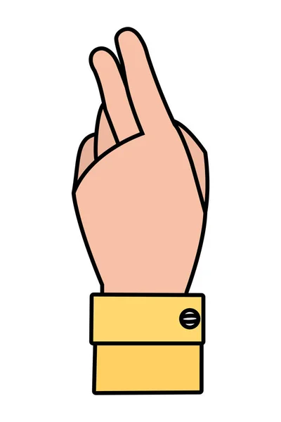 Human hand cartoon — Stock Vector