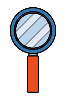 Büyüteç karikatür