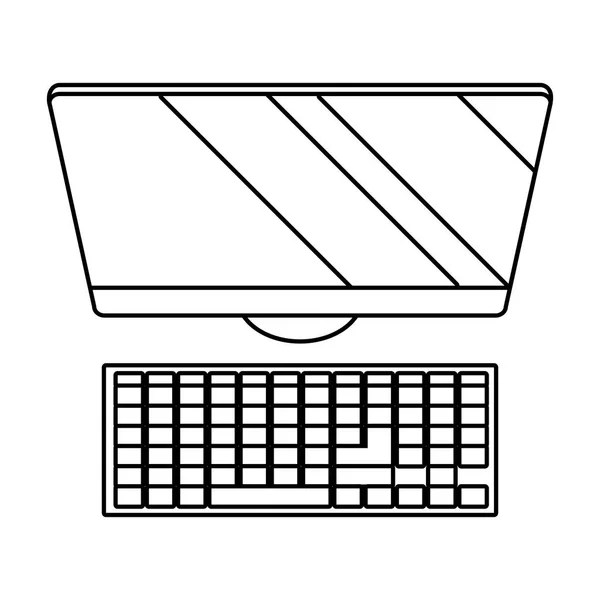 Dispositivo di tecnologia cartone animato — Vettoriale Stock