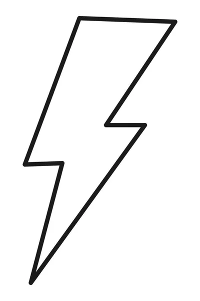 Dibujos animados de energía de trueno — Vector de stock