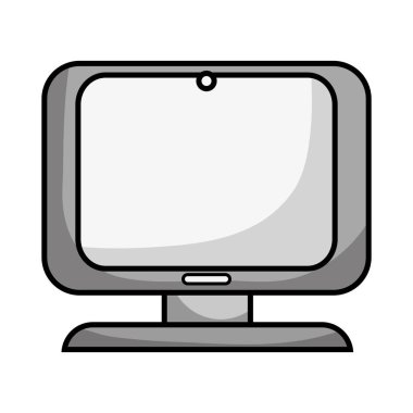 gri tonlamalı bilgisayar dijital ekran ekipman teknoloji