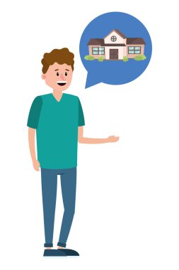 Emlak adam çizgi film