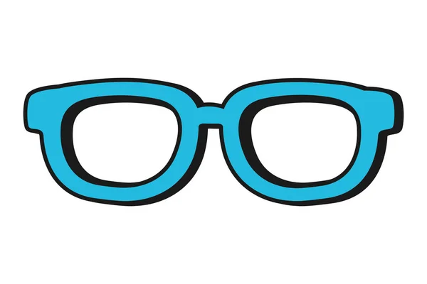 Gafas casuales dibujos animados — Vector de stock