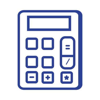 Muhasebe iş veri satırı mali hesap makinesi