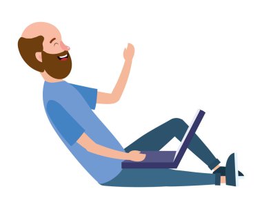 Genç adam çizgi filmi