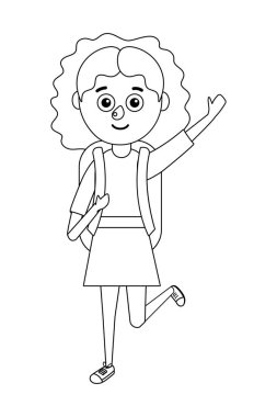 genç kız okul moduna