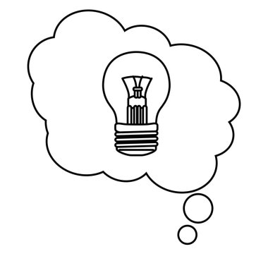 Ampul fikir çizgi film