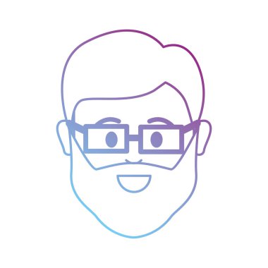 satır avatar adam kafasına saç tasarım