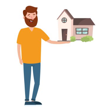 Emlak adam çizgi film