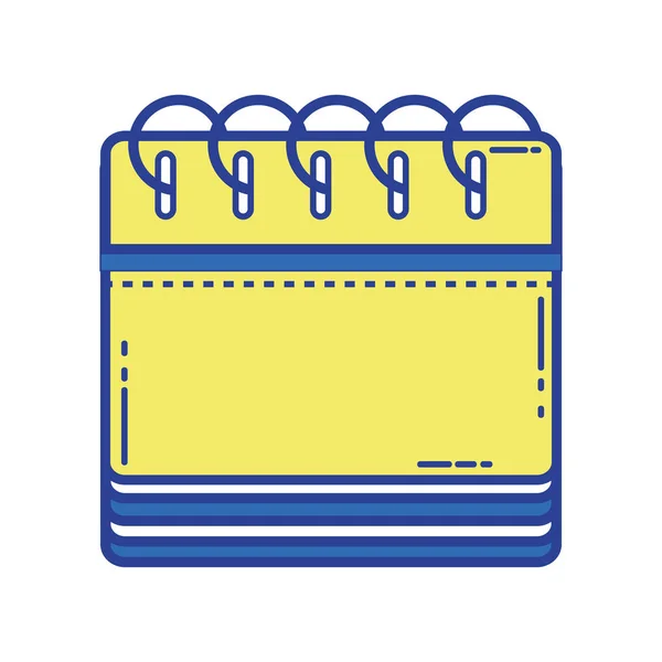Calendar information to organizer event day — Stock Vector