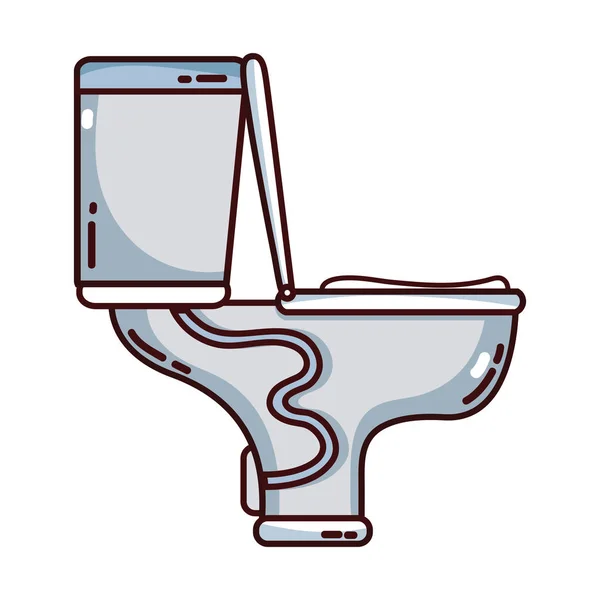 Toilette Sanitär Ausrüstung Service Reparatur — Stockvektor