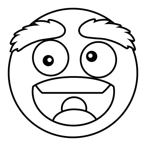 Internet meme No. Rage face 3d illustration Stock Illustration