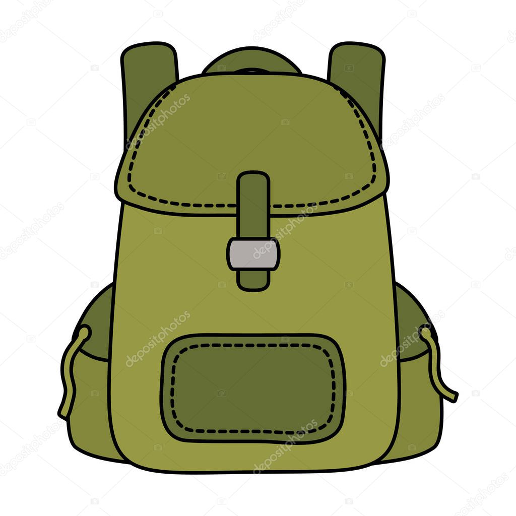 travel bag camping icon