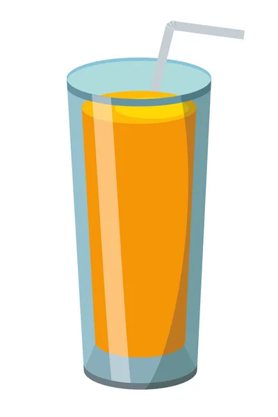 Dibujos animados zumo de naranja — Archivo Imágenes Vectoriales