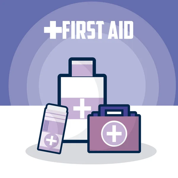 Medical first aid — Stock Vector