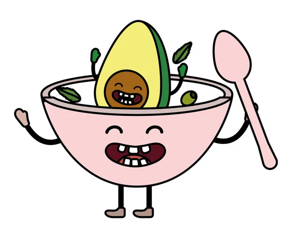 Вкусный овощной мультфильм — стоковый вектор