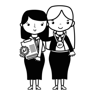 Kontur öğretmen ile öğrenci sınıf eğitim ders için