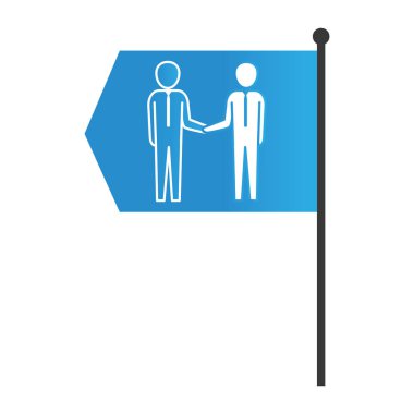 men pictogram cartoon