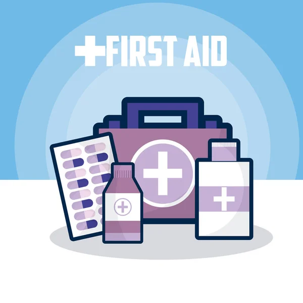 Medical first aid — Stock Vector