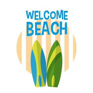 Hoşgeldiniz beach karikatürler