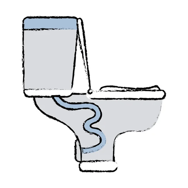 Doodle inodoro plomería equipo servicio reparación — Archivo Imágenes Vectoriales