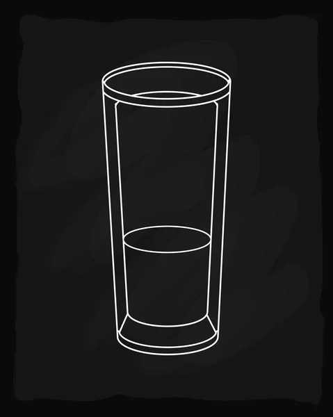 Ποτήρι νερού κινουμένων σχεδίων — Διανυσματικό Αρχείο
