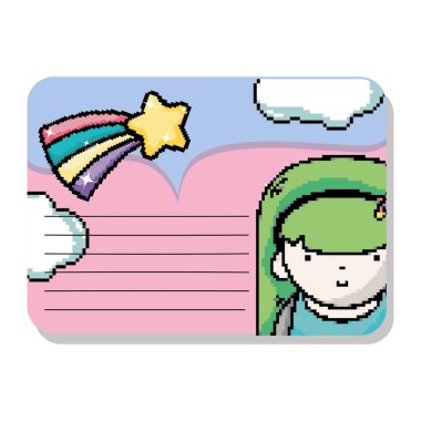 Piksel sanat notları mockup