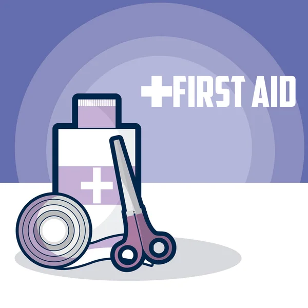 Medical first aid — Stock Vector