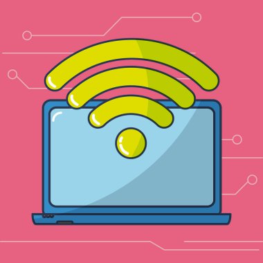 dizüstü bilgisayar ile Internet