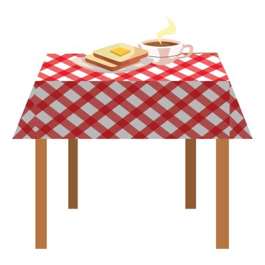 lezzetli lezzetli breakfast çizgi film