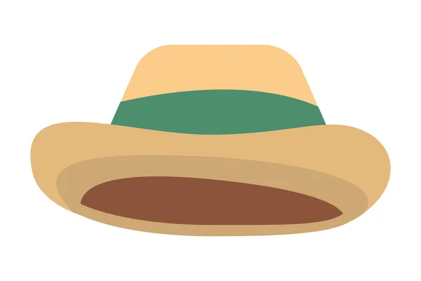 Elegante sombrero de dibujos animados — Vector de stock