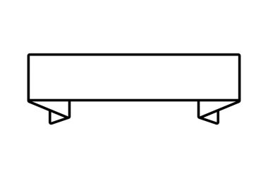 Şerit izole simgesi