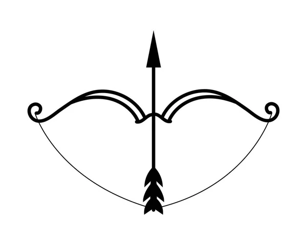 Arc et flèche — Image vectorielle