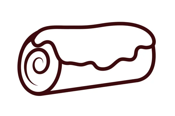 Хлібобулочні їжі мультфільм — стоковий вектор