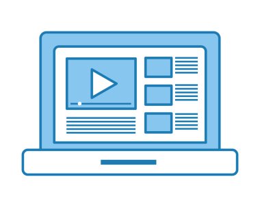 bilgisayar video simgesi