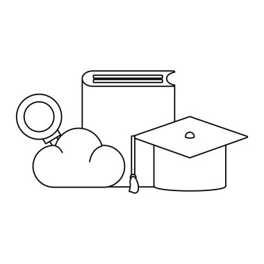 kitap ve mezuniyet kap