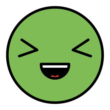 mutlu yüz ifade karakter