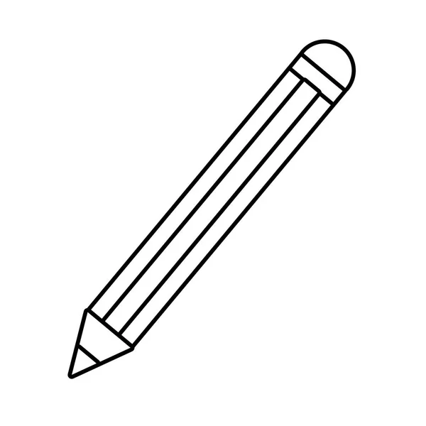 Crayon icône isolée — Image vectorielle