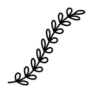 Şube dekoratif yaprakları