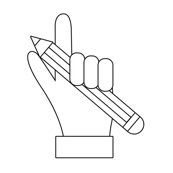 มือจับดินสอ — ภาพเวกเตอร์สต็อก