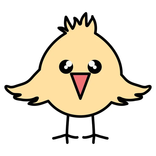 Cute little chick Pasen karakter — Stockvector