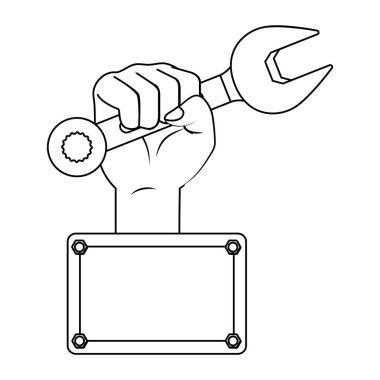 İnşaat mimari çizgi film