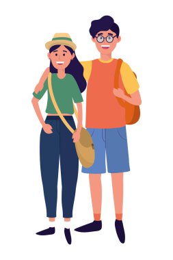 Gençler arkadaşlar çizgi