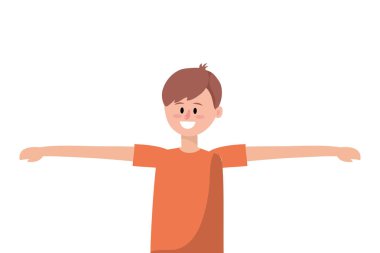 sevimli upperbody adam çizgi film