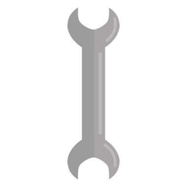 İngiliz anahtarı aracı izole simgesini