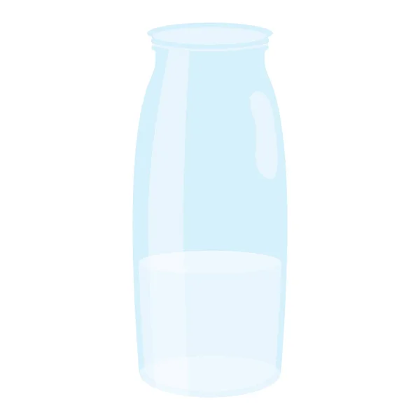 メイソンジャーガラスと液体 — ストックベクタ