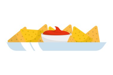 lezzetli Meksika yemeği çizgi film