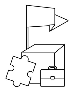 başarılı iş kavramı öğesi
