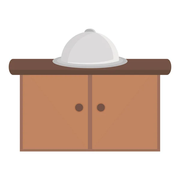 Keuken lade met tray server — Stockvector