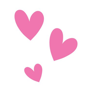 şirin kalpler pastel renkler yüzen